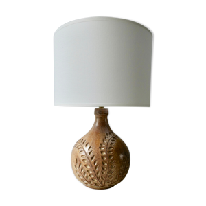 Lampe en céramique signée
