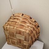 Vintage wooden basket for picking mushrooms