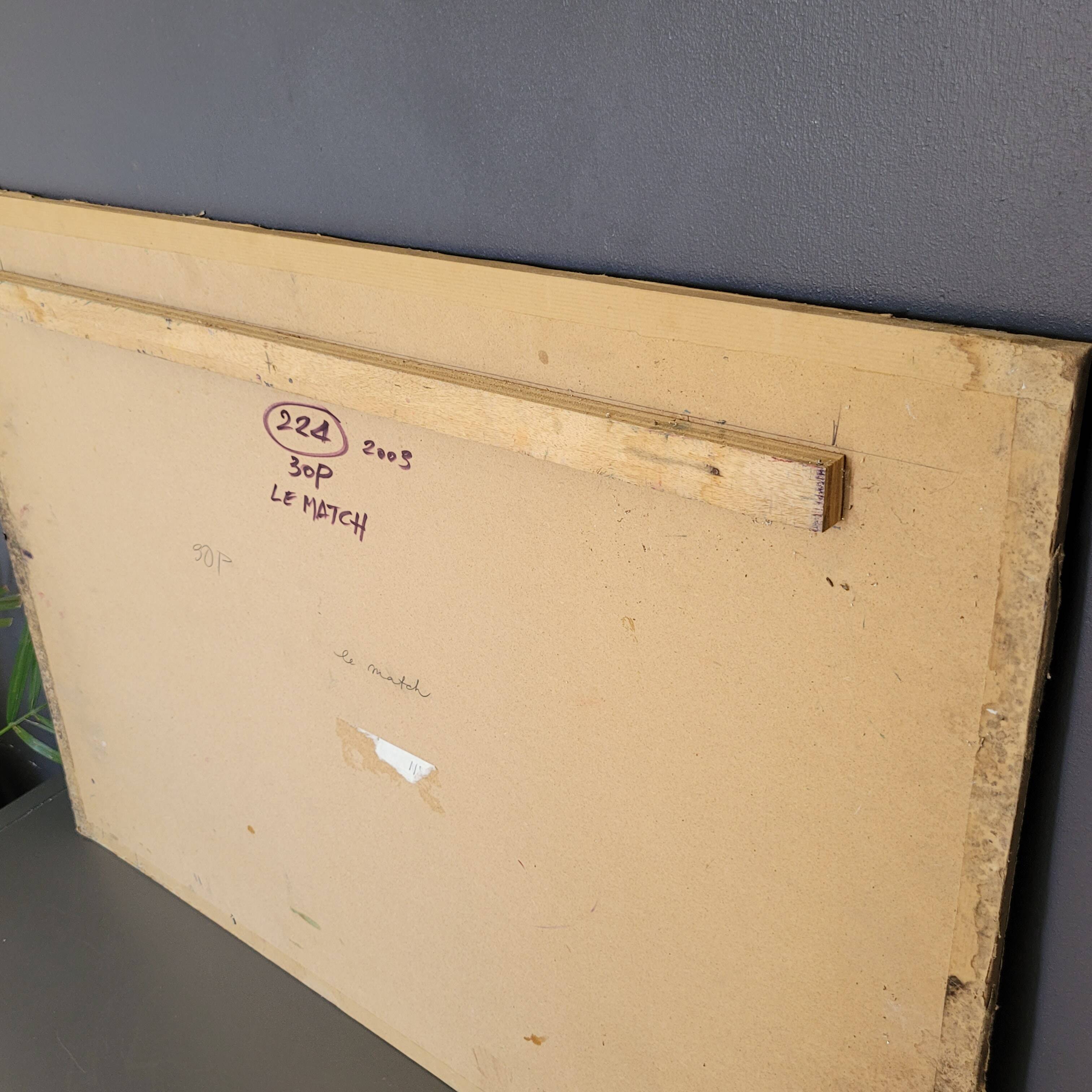 Painting Alain Richard oil on panel