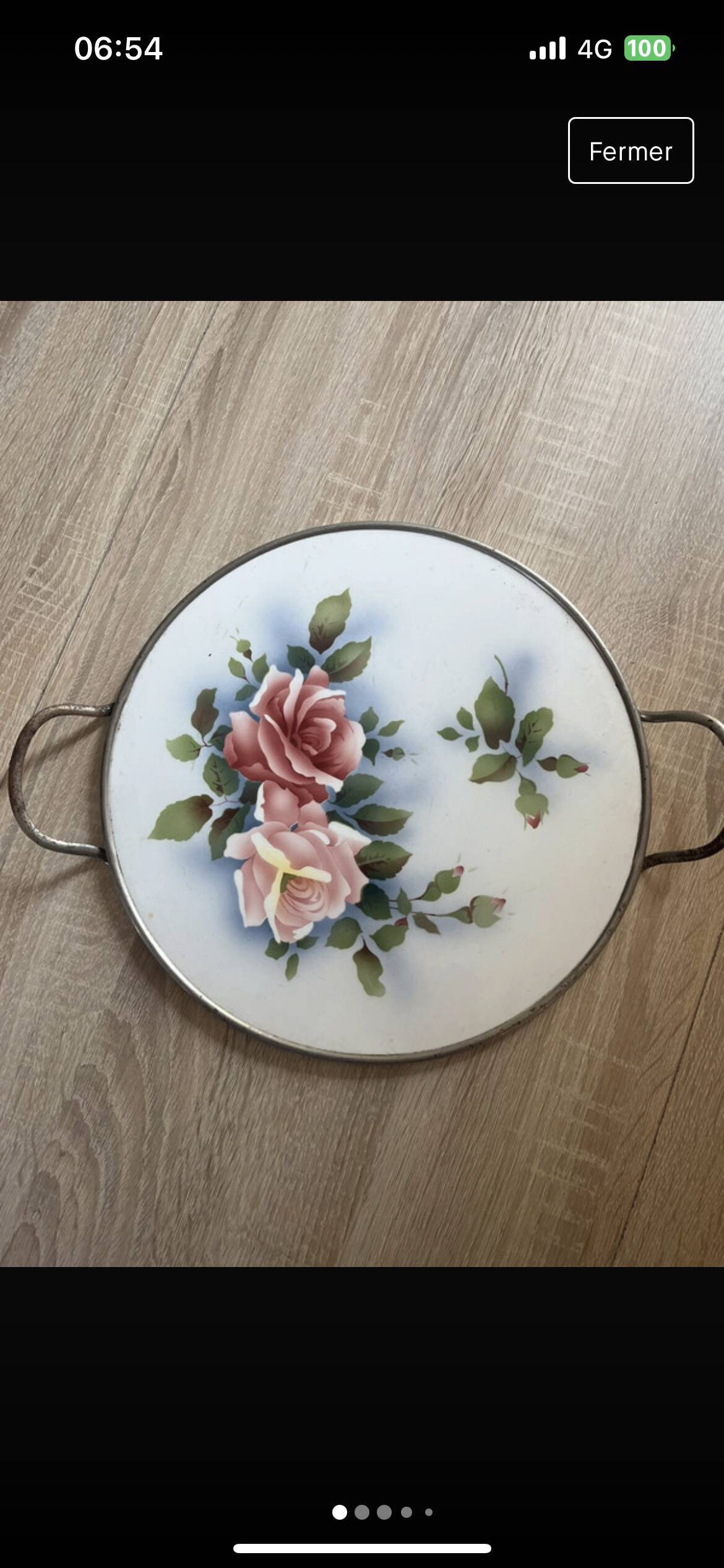 Earthenware tray 40s