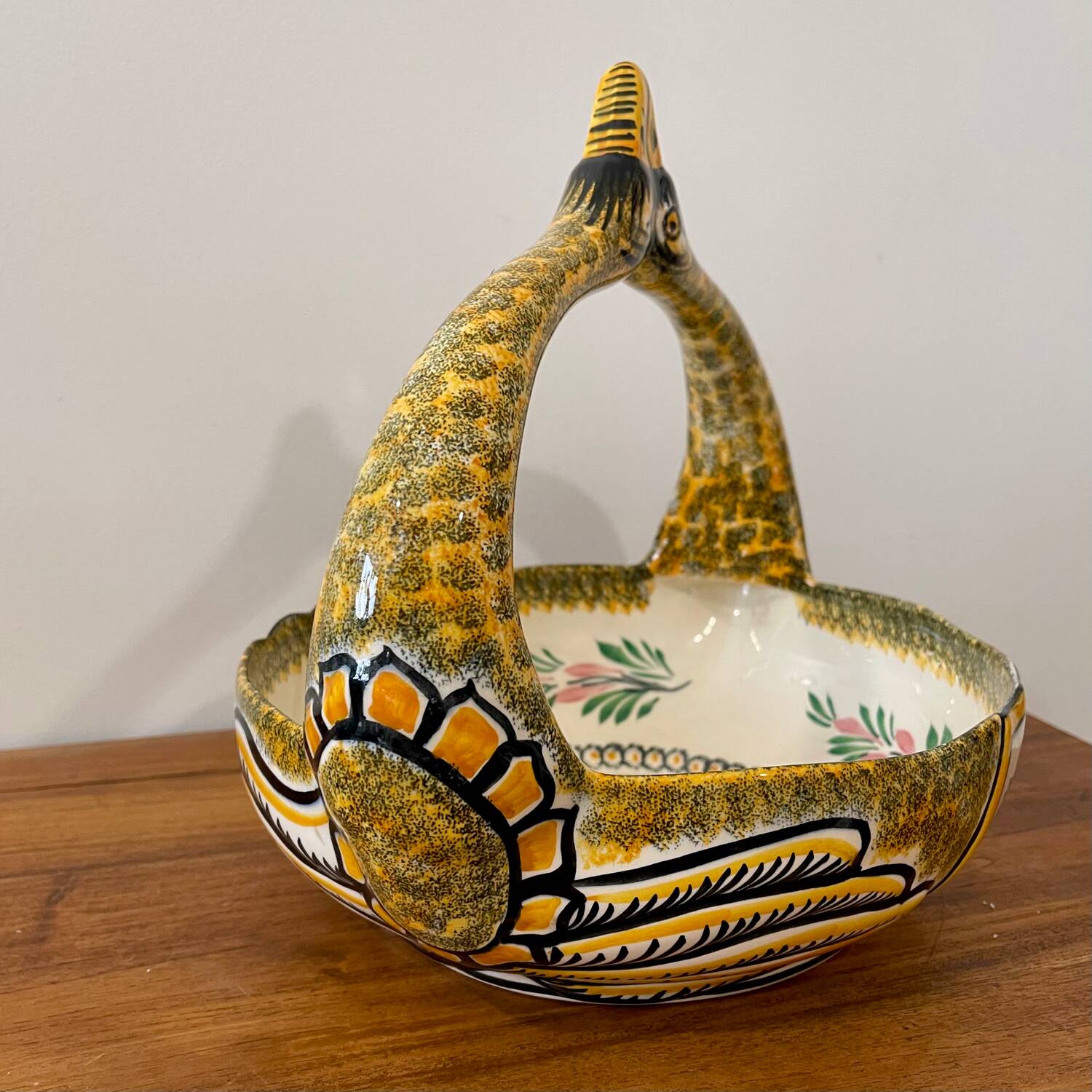 Henriot ceramic basket