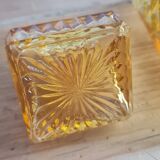 Carafe or amber glass bottle