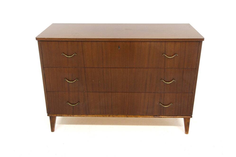 Scandinavian mahogany chest of drawers, Swedish modern, Sweden, 1940