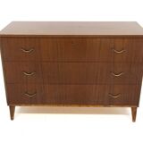 Scandinavian mahogany chest of drawers, Swedish modern, Sweden, 1940