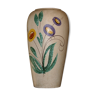 Ceramic vase with floral details