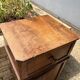 Antique solid wood bedside table / small accent piece of furniture
