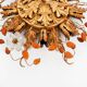 Banci Firenze sunburst flush mount / wall lamp - antique gold painted