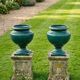 Paire de vases medicis XIXème en fonte