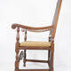 Fauteuil antique en chêne, années 1920