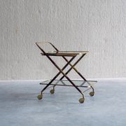 1950s Italian Bar Trolley, Attributed to Cesare Lacca