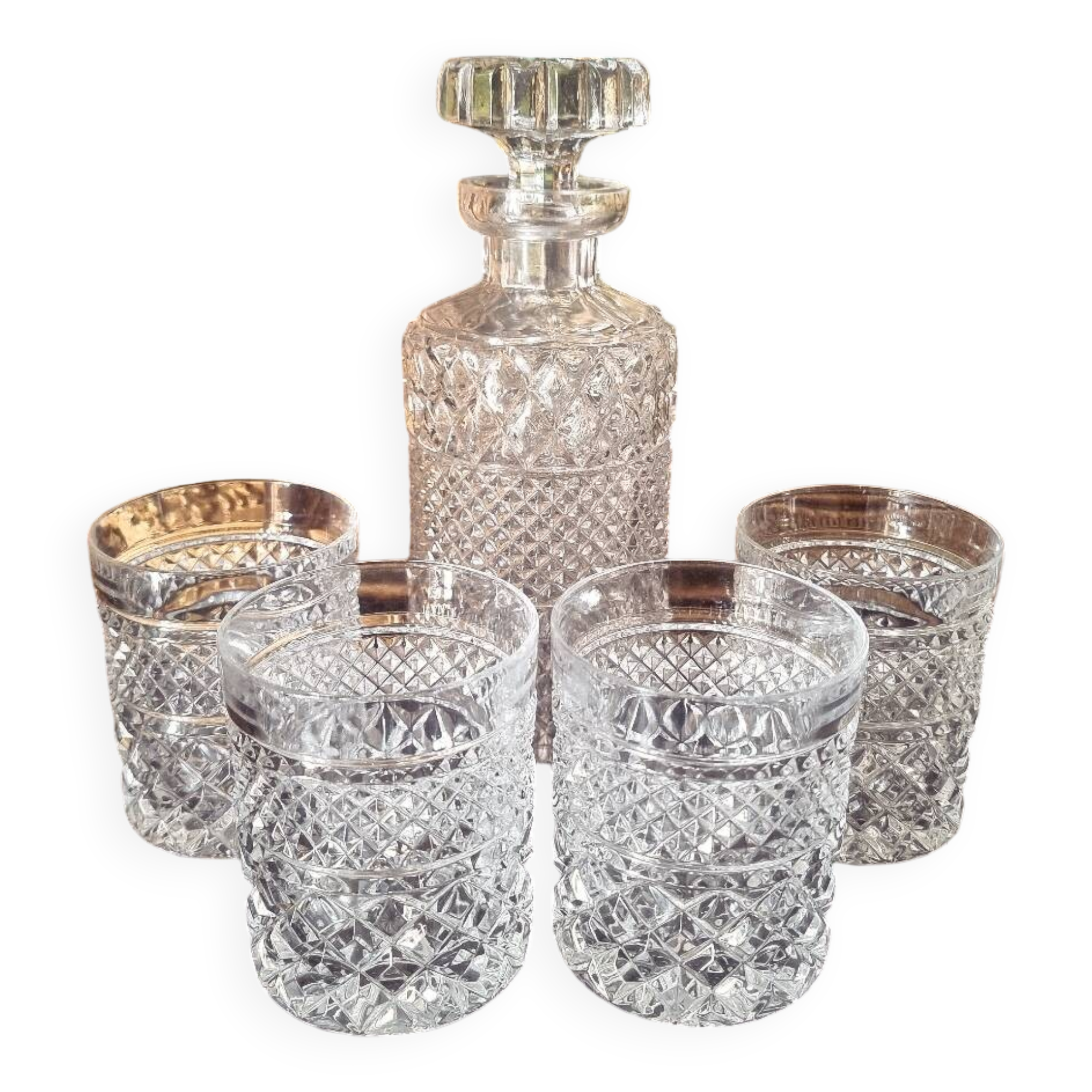 Service à whisky en cristal