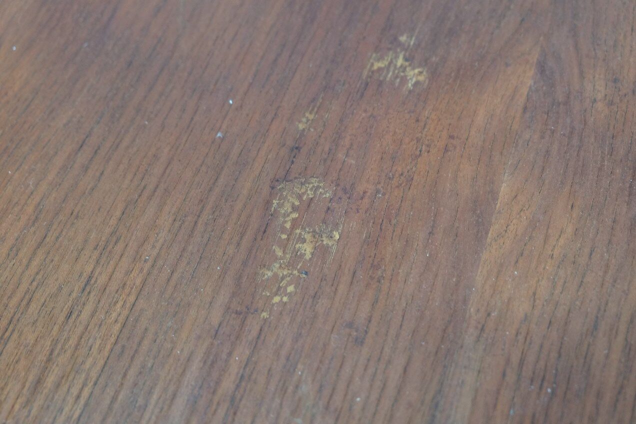 Mid-century italian bamboo, rattan and teak desk, 1960s