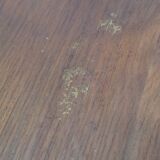 Mid-century italian bamboo, rattan and teak desk, 1960s