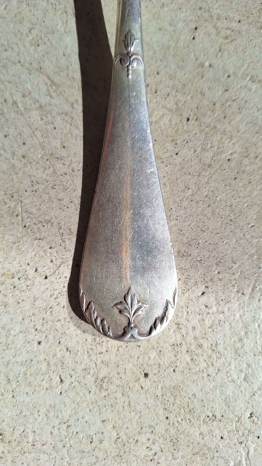 Fourchette en argent massif Henri Soufflot