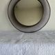Italian sun mirror in golden mesh 1960 by Ponti