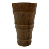 Vintage umbrella holder wooden basket storage 1960 minimalist design