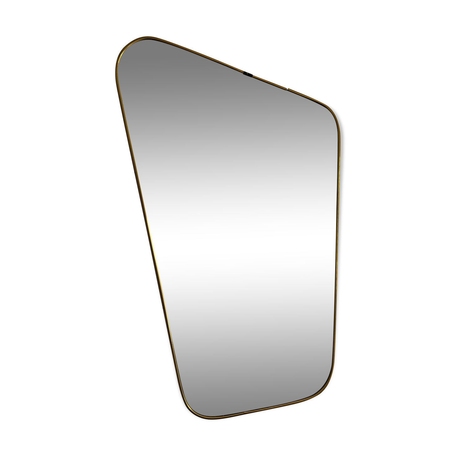 Vintage 1960 asymmetrical mirror - 60 x 34 cm