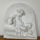 Bas-relief plaster sculpture "Faun"