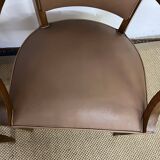 Paire de fauteuils bridge vintage