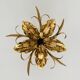 Golden Italian Hollywood Regency Chandelier by Hans Kögl