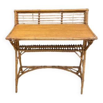 petit bureau, ou desserte en Bambou, circa 1950/1960