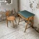 Bureau et chaise enfant pieds compas