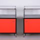 Bauhaus Bedside Tables attributed to Vichr & Spol, 1930s, Set of 2