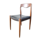 Teak and skai chair