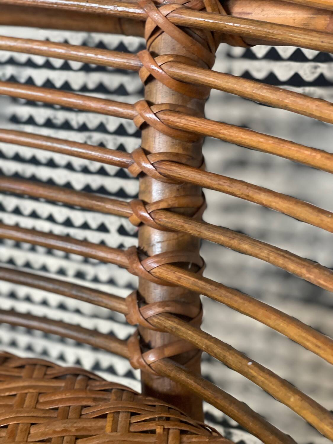 Rattan armchair 1960