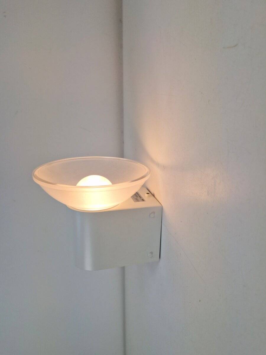 Minimalist 3980 Wall Lamp from Glashütte Limburg, 1970s