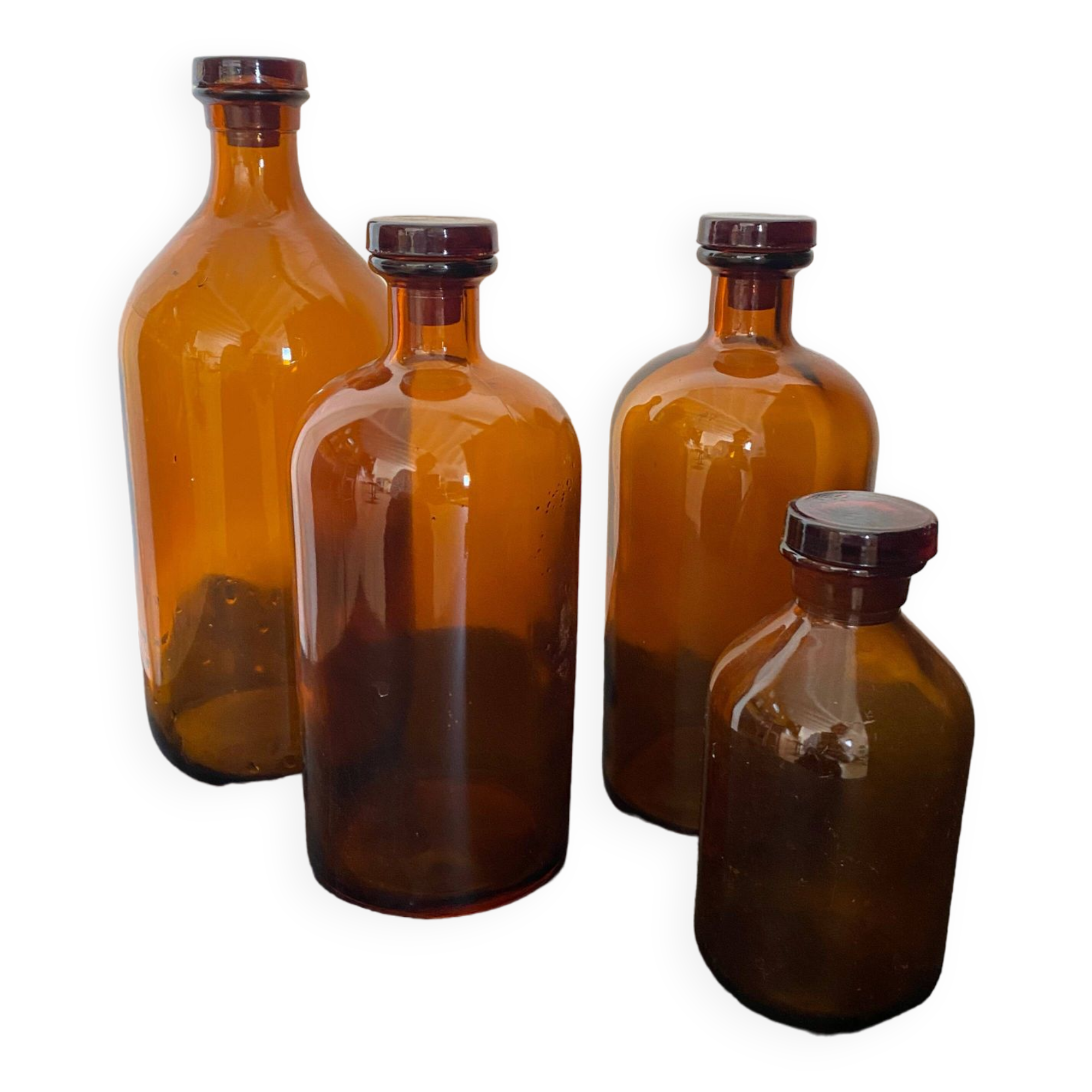 Lot of pharmacy jars