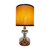 Richard Essig designer lamp in glass and gold metal