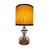 Lampe design Richard Essig en verre et métal doré