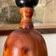 Pied de lampe en ronce de noyer style Art déco 40cm