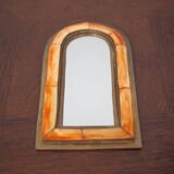 Miroir laiton et os, miroir à accrocher, mural, miroir marocain, décoration intérieur, home decor