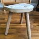 Tabouret tripode en bois
