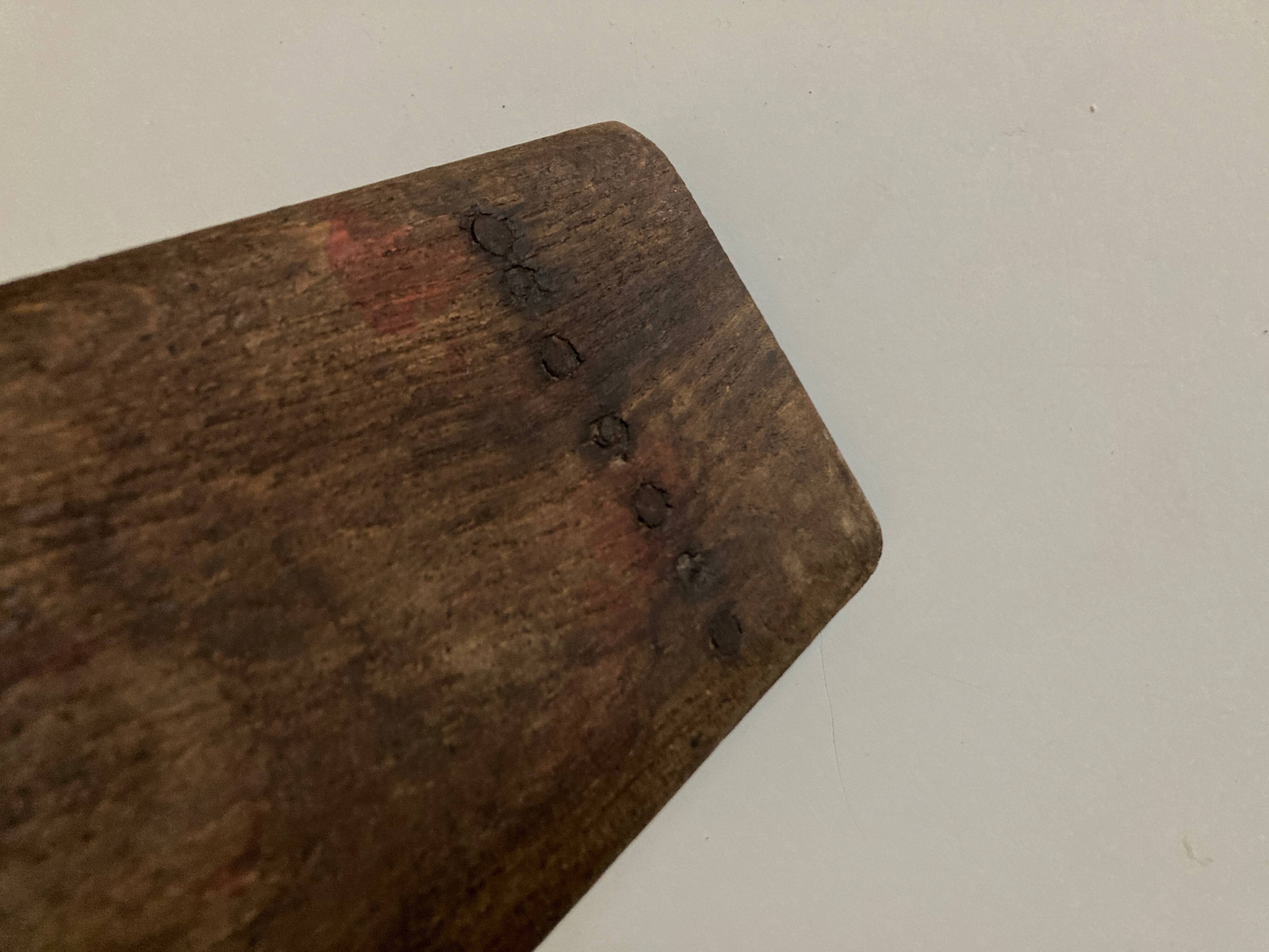 Folk art country bench/shelf, early 20th century