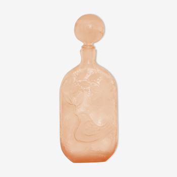 Carafe verre rose