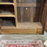 18th century walnut castle wardrobe - fully removable