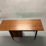 Danish teak drop leaf writing desk by arne vodder, 1960s
