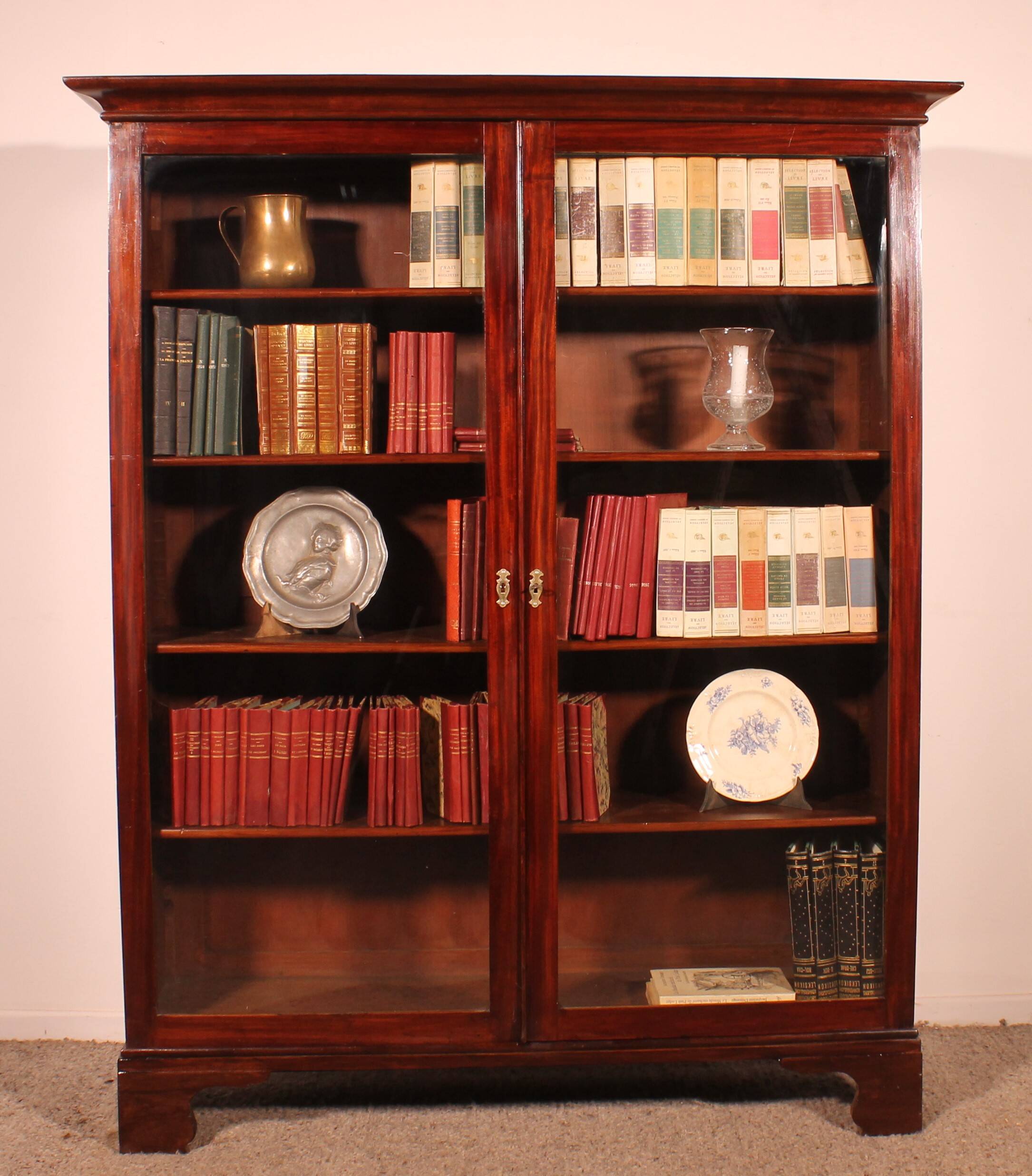 19th Century Mahogany Library