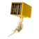 Yellow wall lamp Kubus Elidus - Sweden, 1970s
