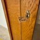 Small vintage art deco oak bookcase