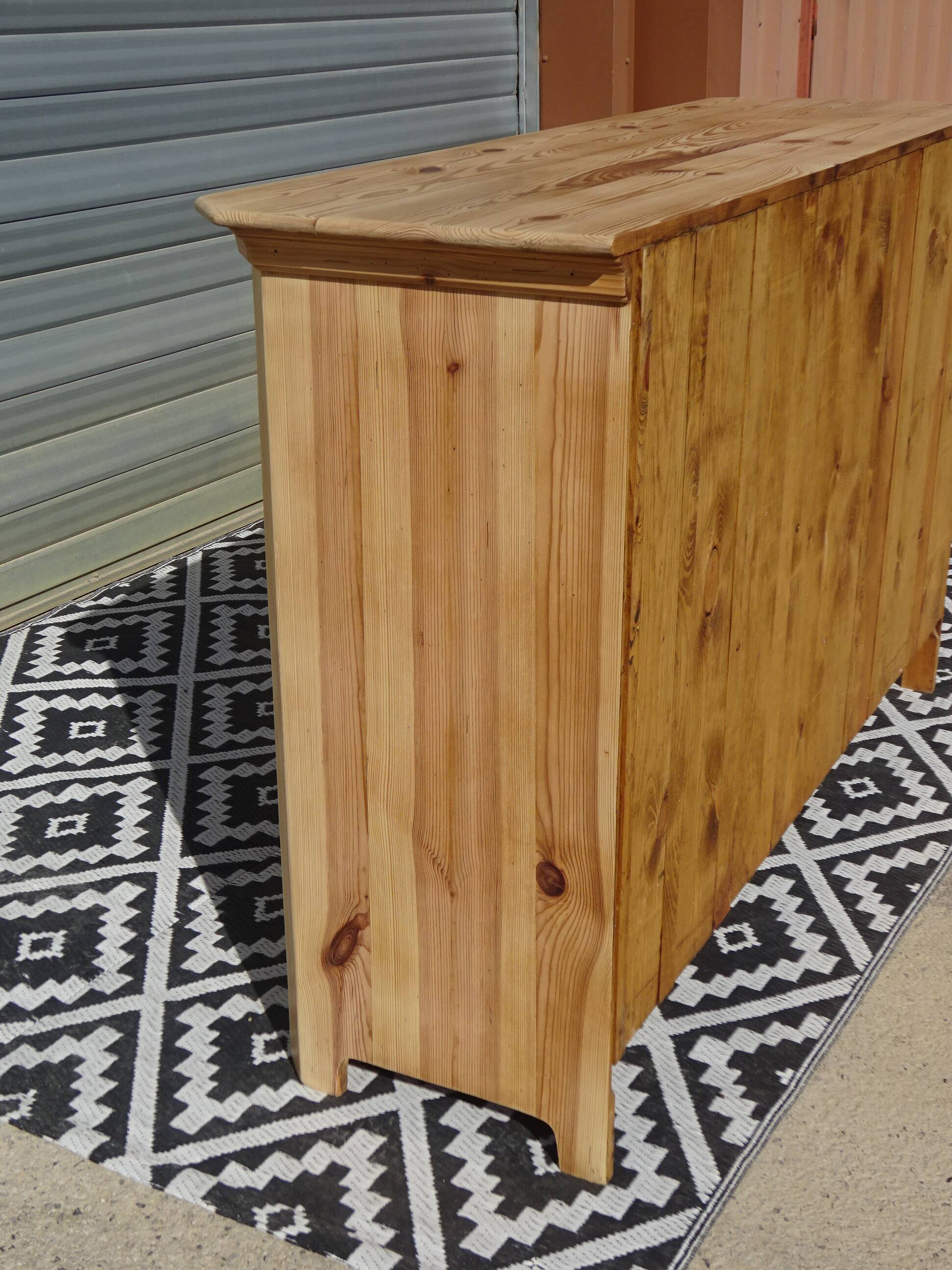 natural pine enfilade