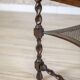 Oak Side Table in Dark Brown, 1930s
