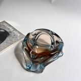 Murano glass ashtray / pocket emptier handmade, Italy 197