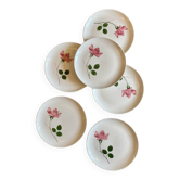 Set of 6 vintage flat plates - Magali model by Villeroy and Boch