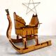 Old wooden sleigh – called "Troika"