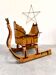 Old wooden sleigh – called "Troika"