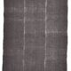 6x9 Dark Brown Handmade Wool Vintage Rug, 196x293Cm